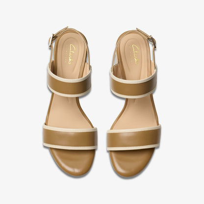 Ezoria Sling Light Tan Combination | Clarks