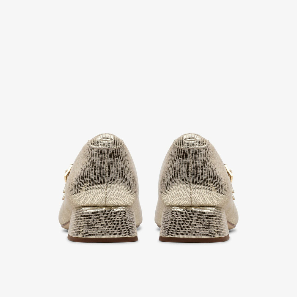 Daiss 30 Shine Champagne Interest | Clarks