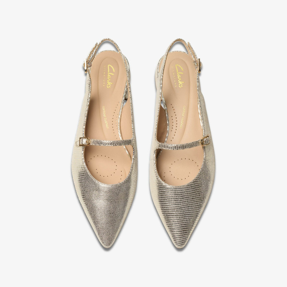 Sensa 15 Shine Champagne Interest | Clarks For Sale