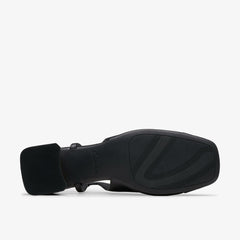 Nyta 45 Sling Black Combination Leather | Clarks For Sale