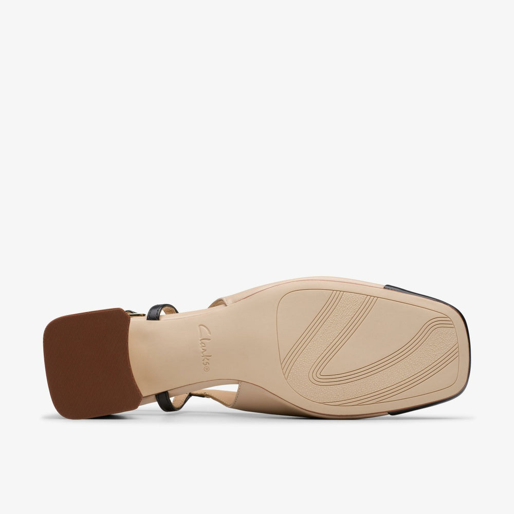 Nyta 45 Sling Sand Combination Leather | Clarks US