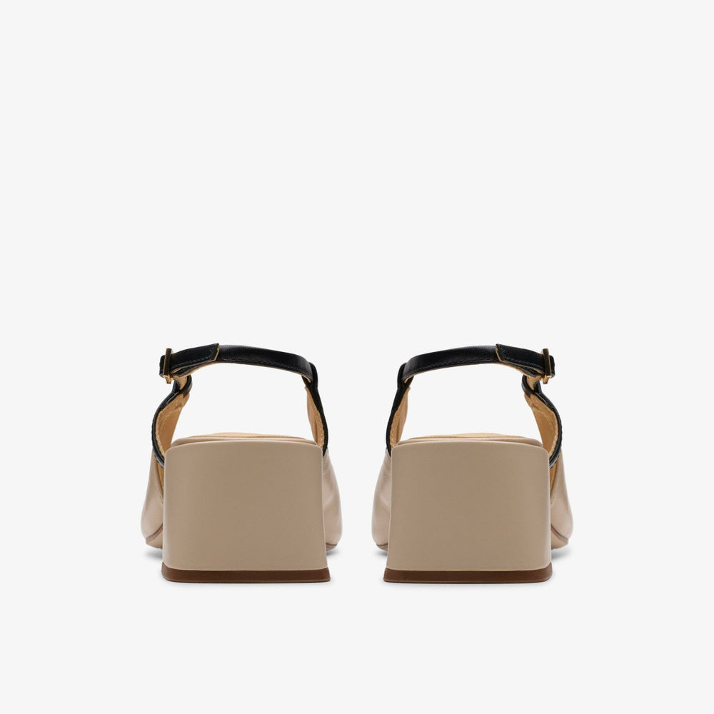 Nyta 45 Sling Sand Combination Leather | Clarks US