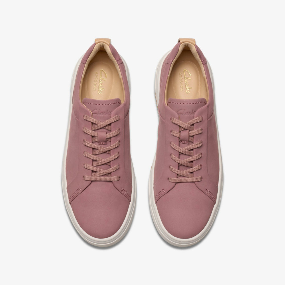 Hollyhock Walk Mauve Nubuck | Clarks