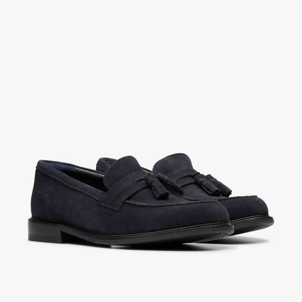 Craft Arlo Step Navy Suede | Clarks Onsale
