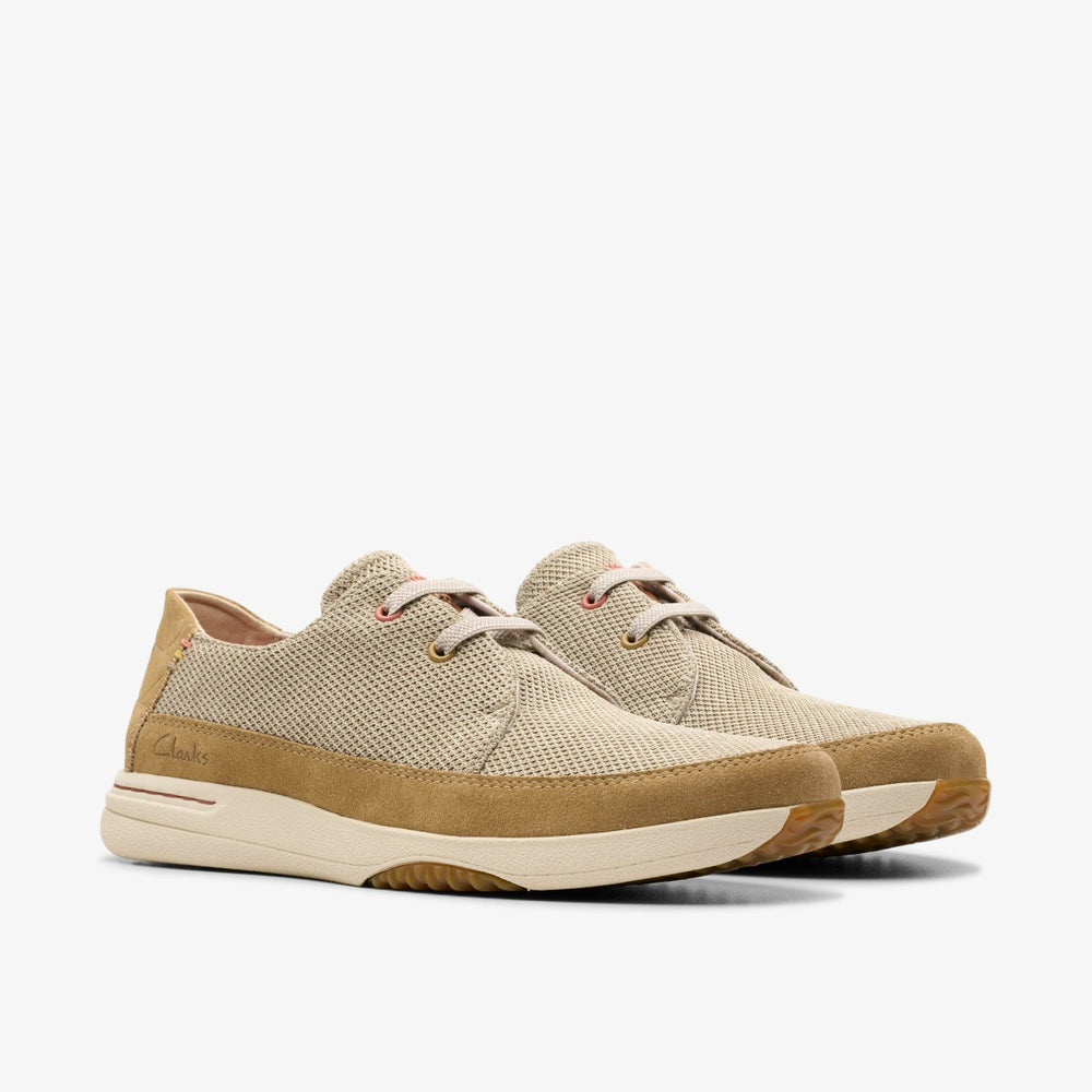 Easeway Lace Sand Combination | Clarks Onsale