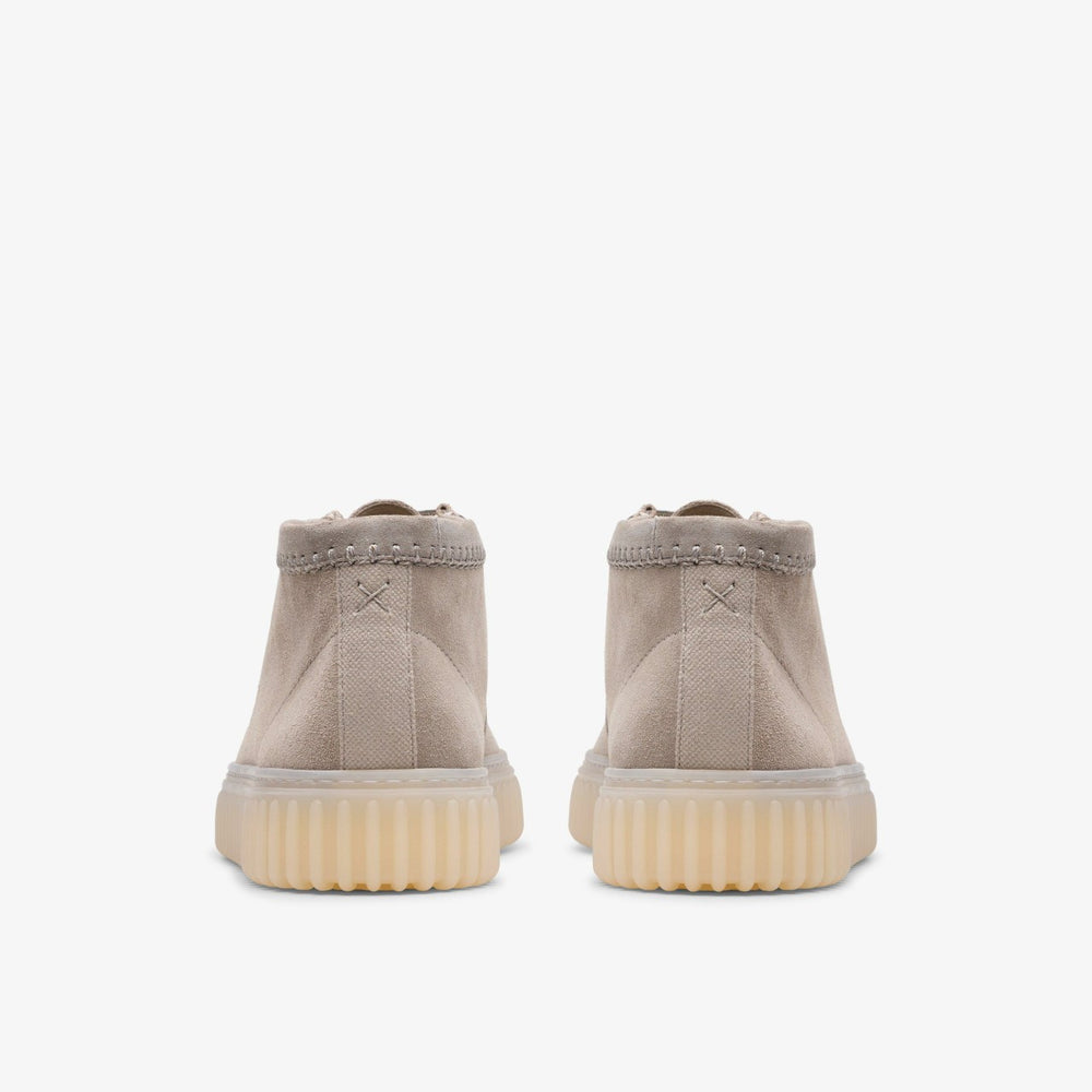 Torhill Hi Light Grey Suede | Clarks US