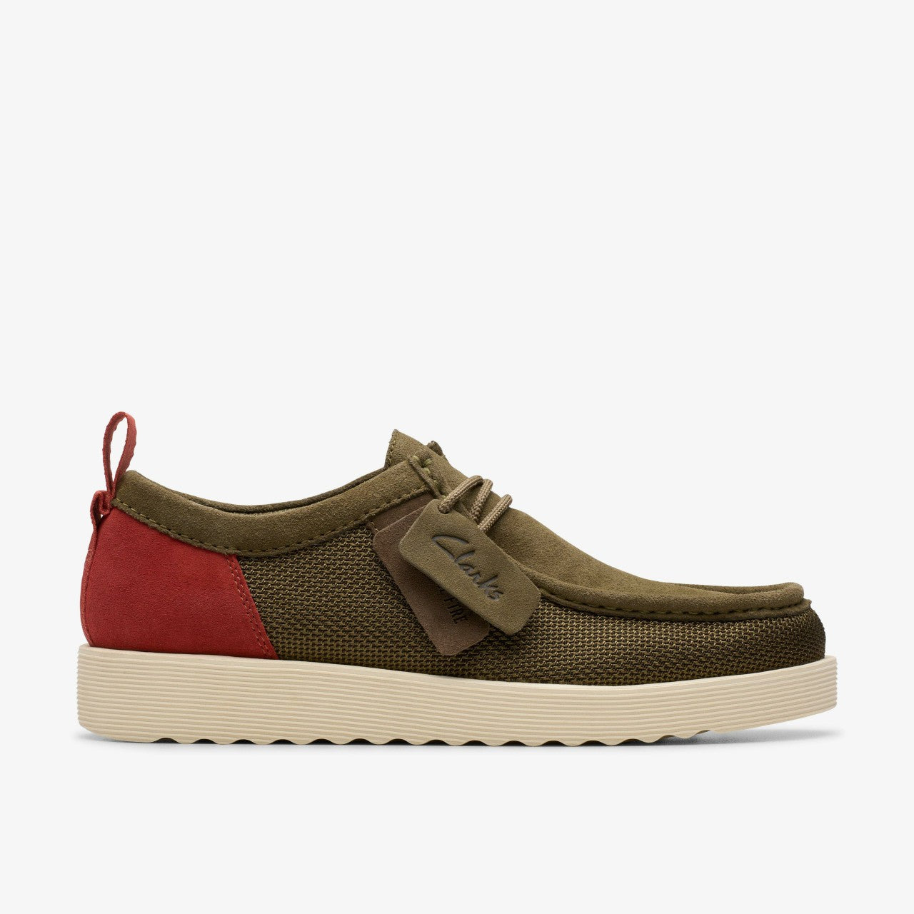Wallabee FTR 2 Lo Olive Combination | Clarks Onsale