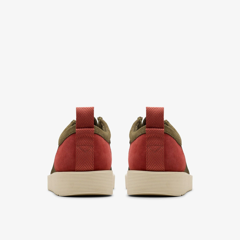 Wallabee FTR 2 Lo Olive Combination | Clarks Onsale