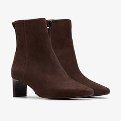 Edina Up Dark Brown Suede | Clarks For Sale