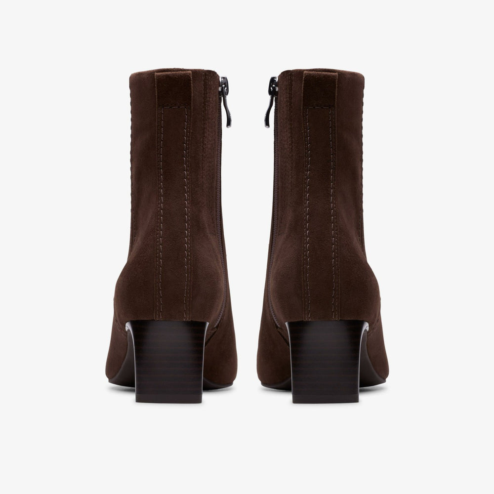 Edina Up Dark Brown Suede | Clarks For Sale