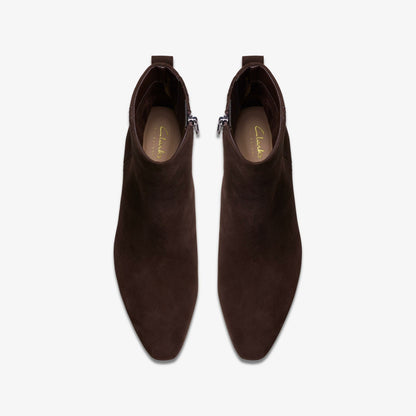 Edina Up Dark Brown Suede | Clarks For Sale