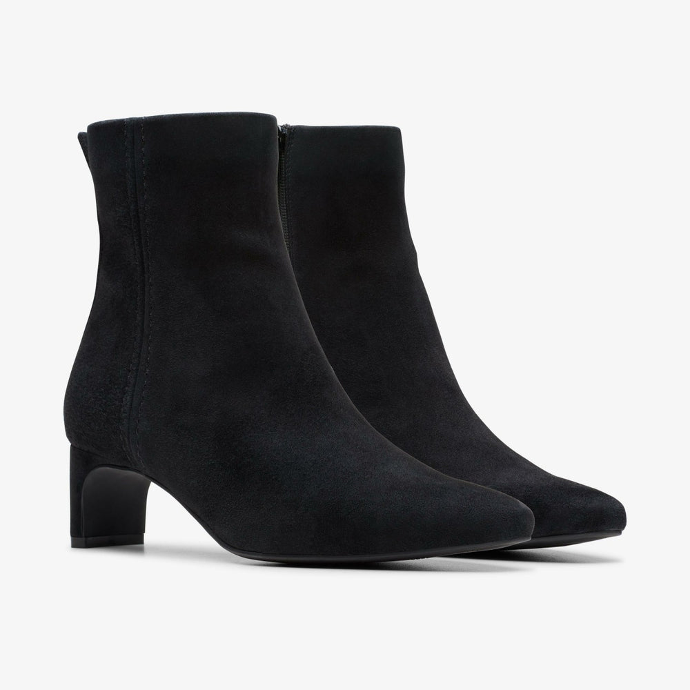 Edina Up Black Suede | Clarks US