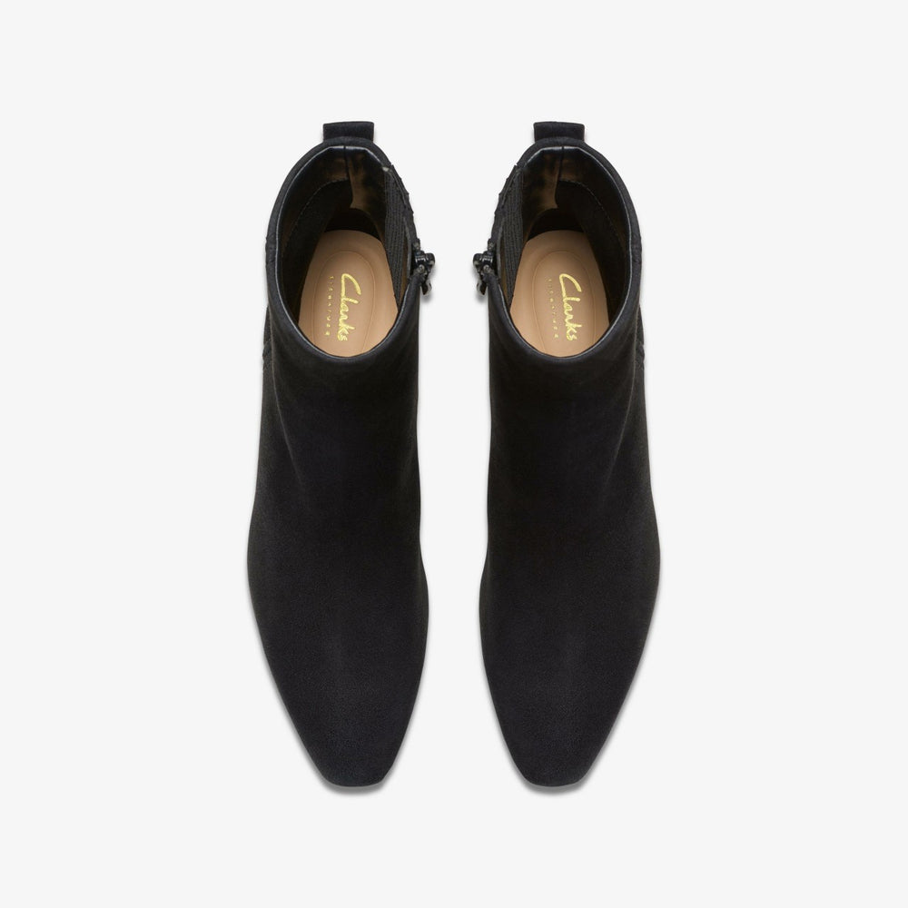 Edina Up Black Suede | Clarks US