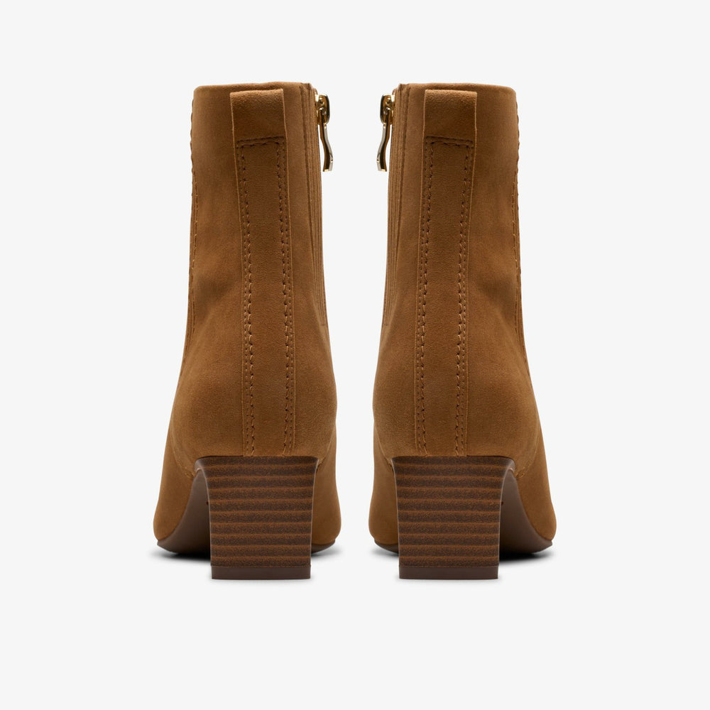 Edina Up Tan Suede | Clarks Discount
