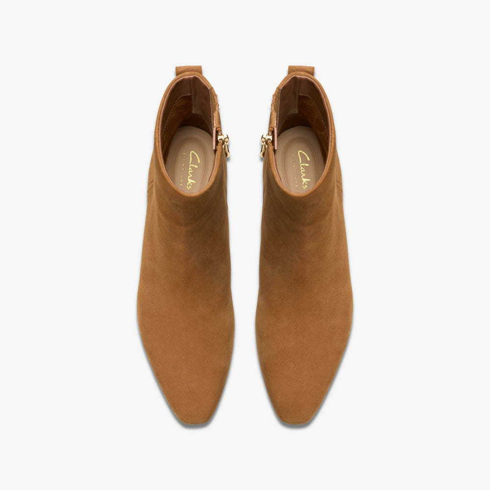Edina Up Tan Suede | Clarks Discount