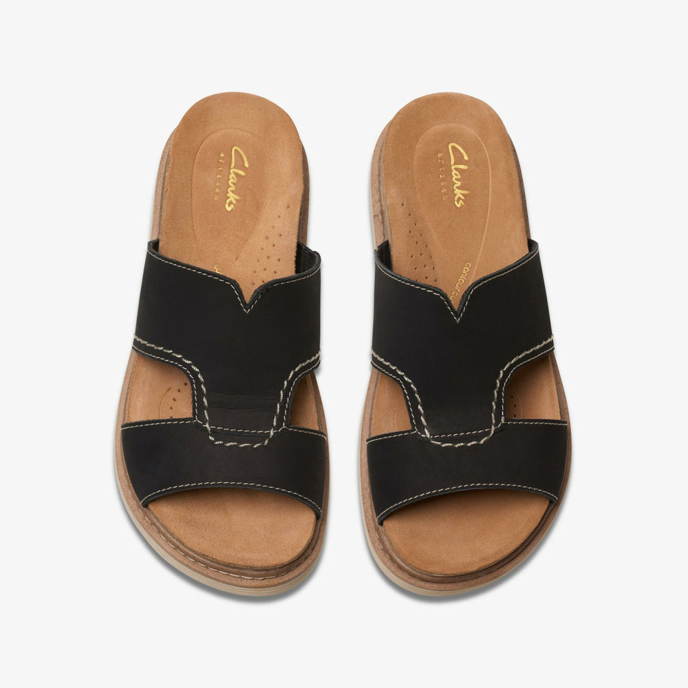 Arwell Walk Black Nubuck | Clarks Onsale