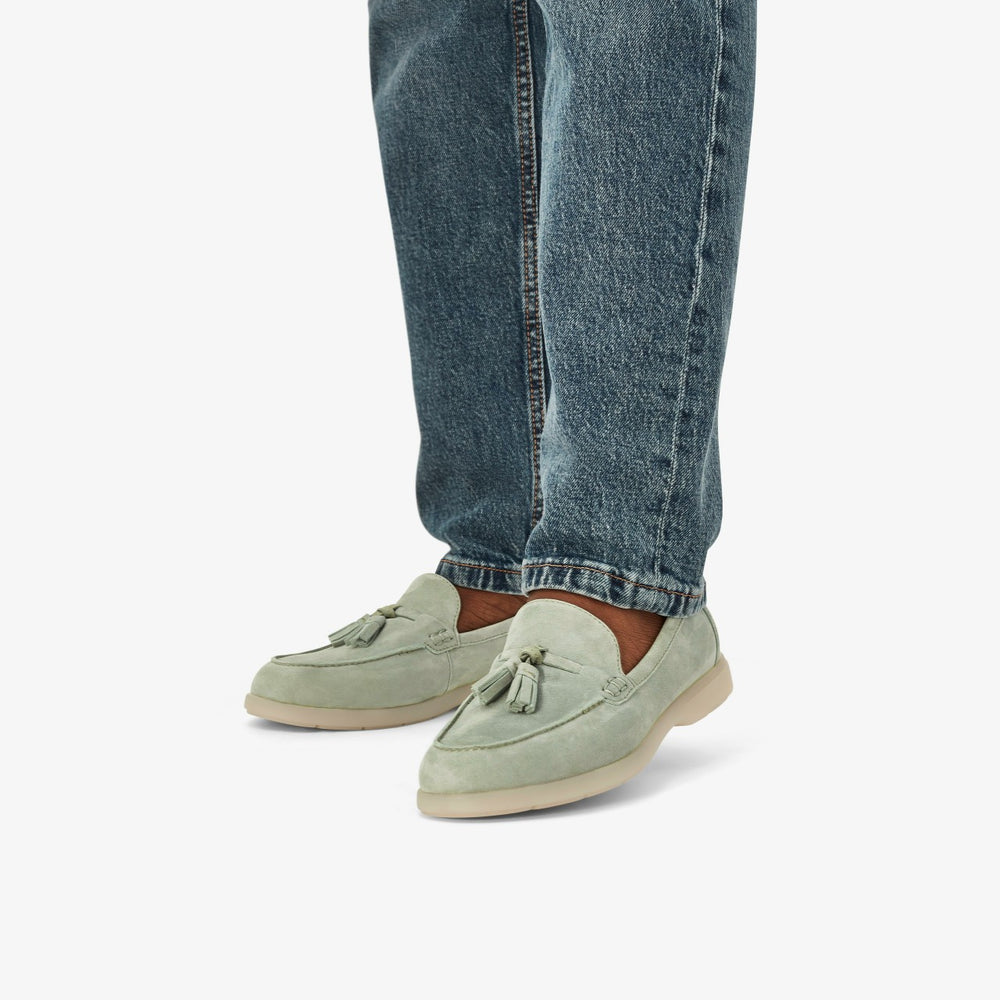 Narini Edge Light Green Suede | Clarks Discount