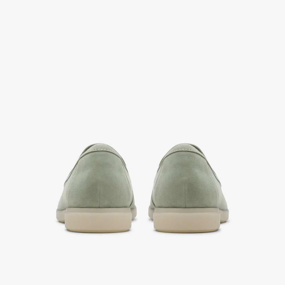 Narini Edge Light Green Suede | Clarks Discount