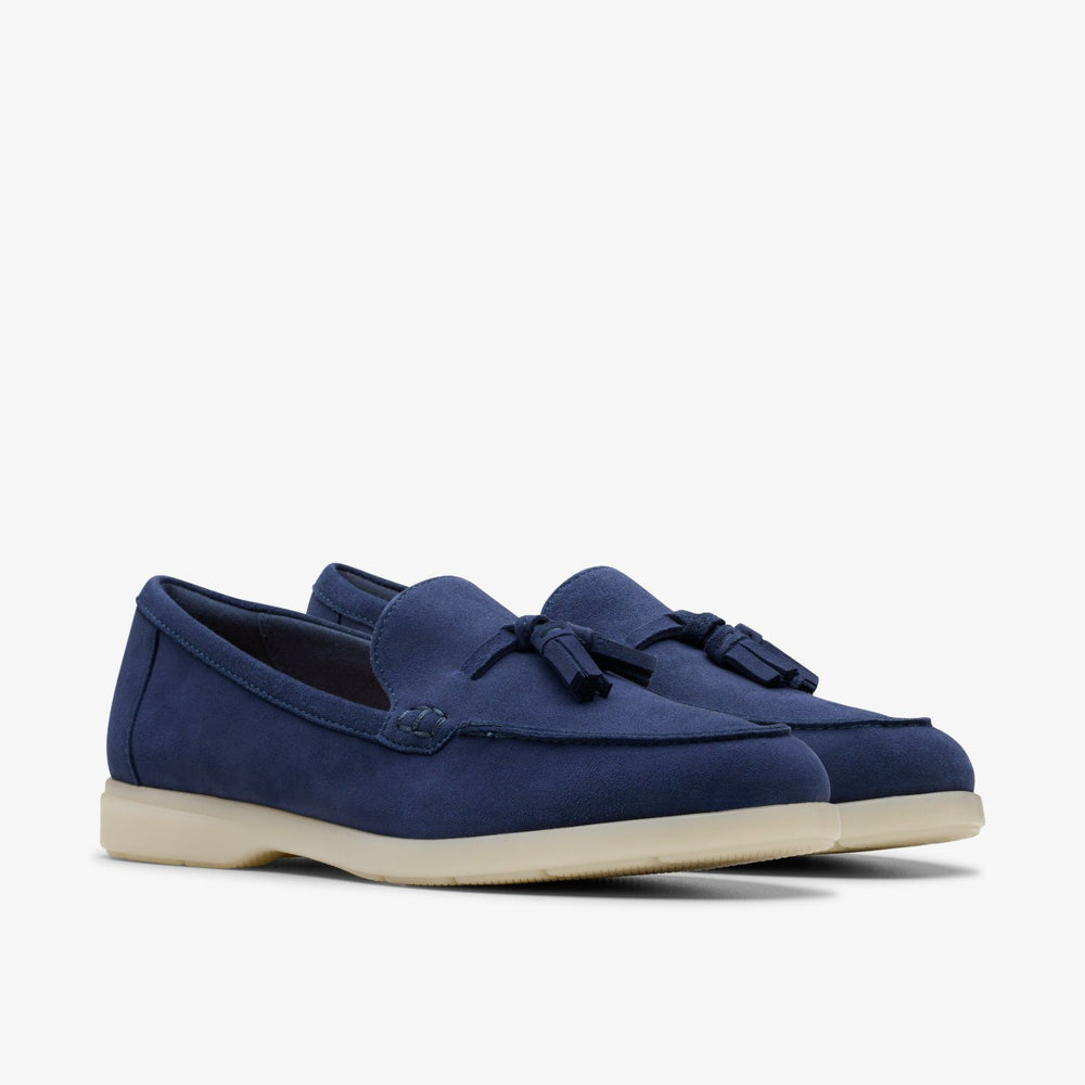 Narini Edge Navy Suede | Clarks For Sale