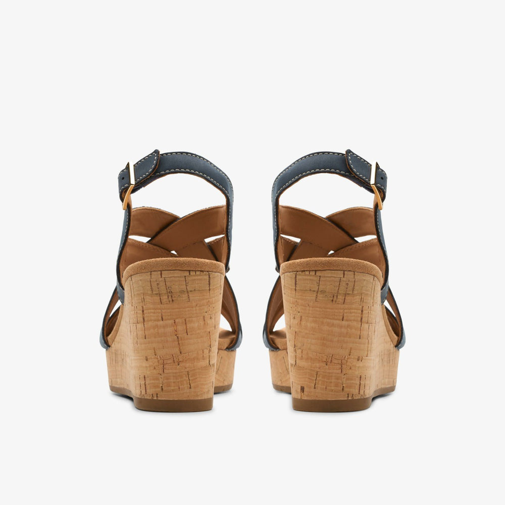 Sabina Sling Navy Nubuck | Clarks For Sale