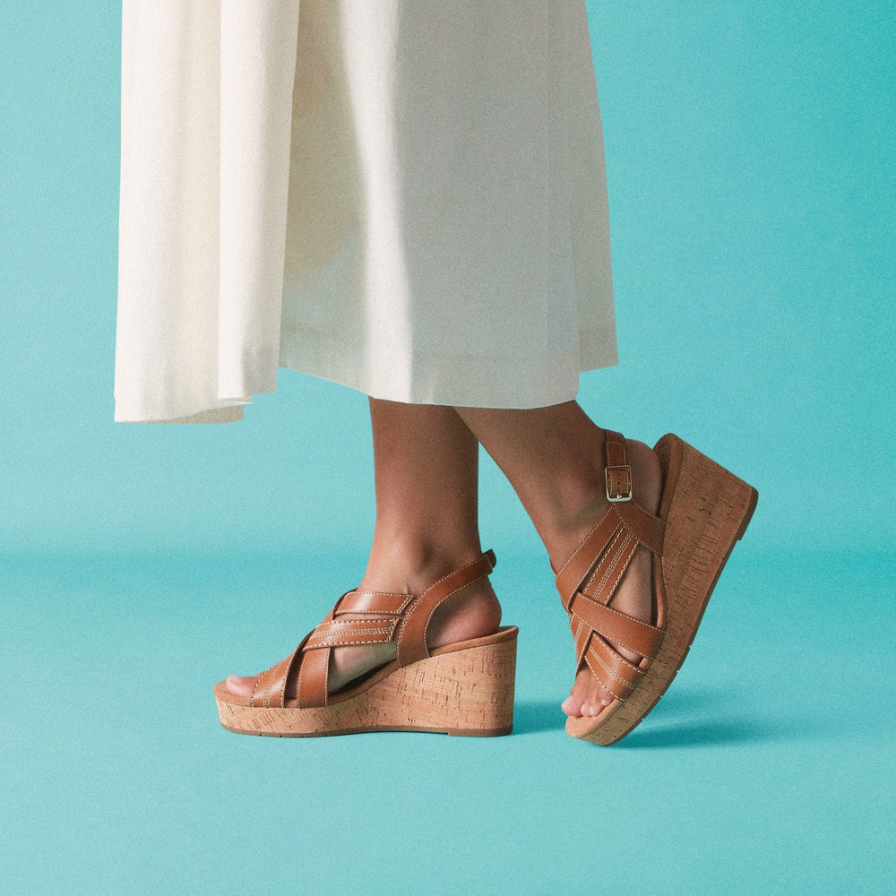 Sabina Sling Tan Leather | Clarks Onsale