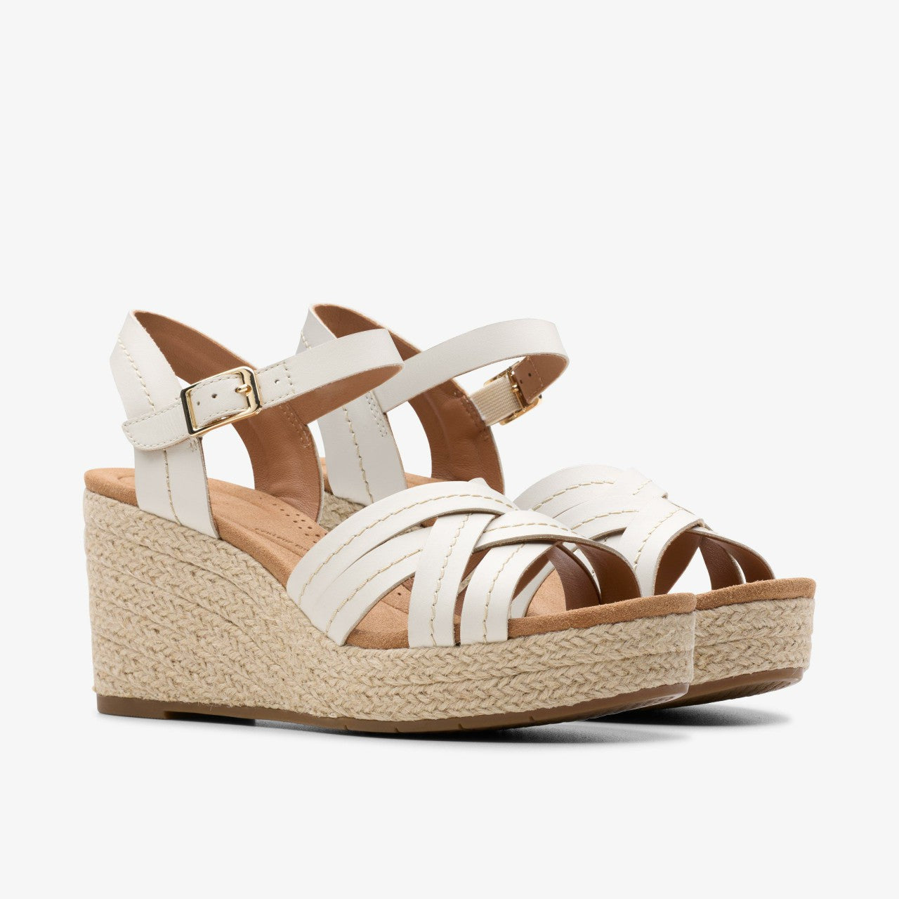 Sabina Strap Cream Leather | Clarks