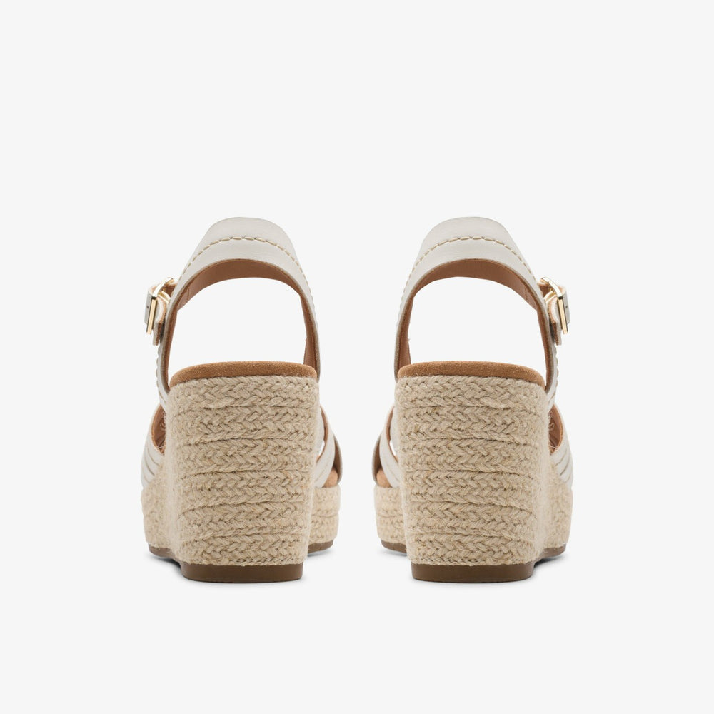 Sabina Strap Cream Leather | Clarks