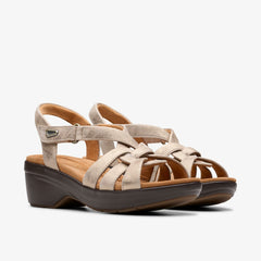 Tuleah Cross Metallic Leather | Clarks