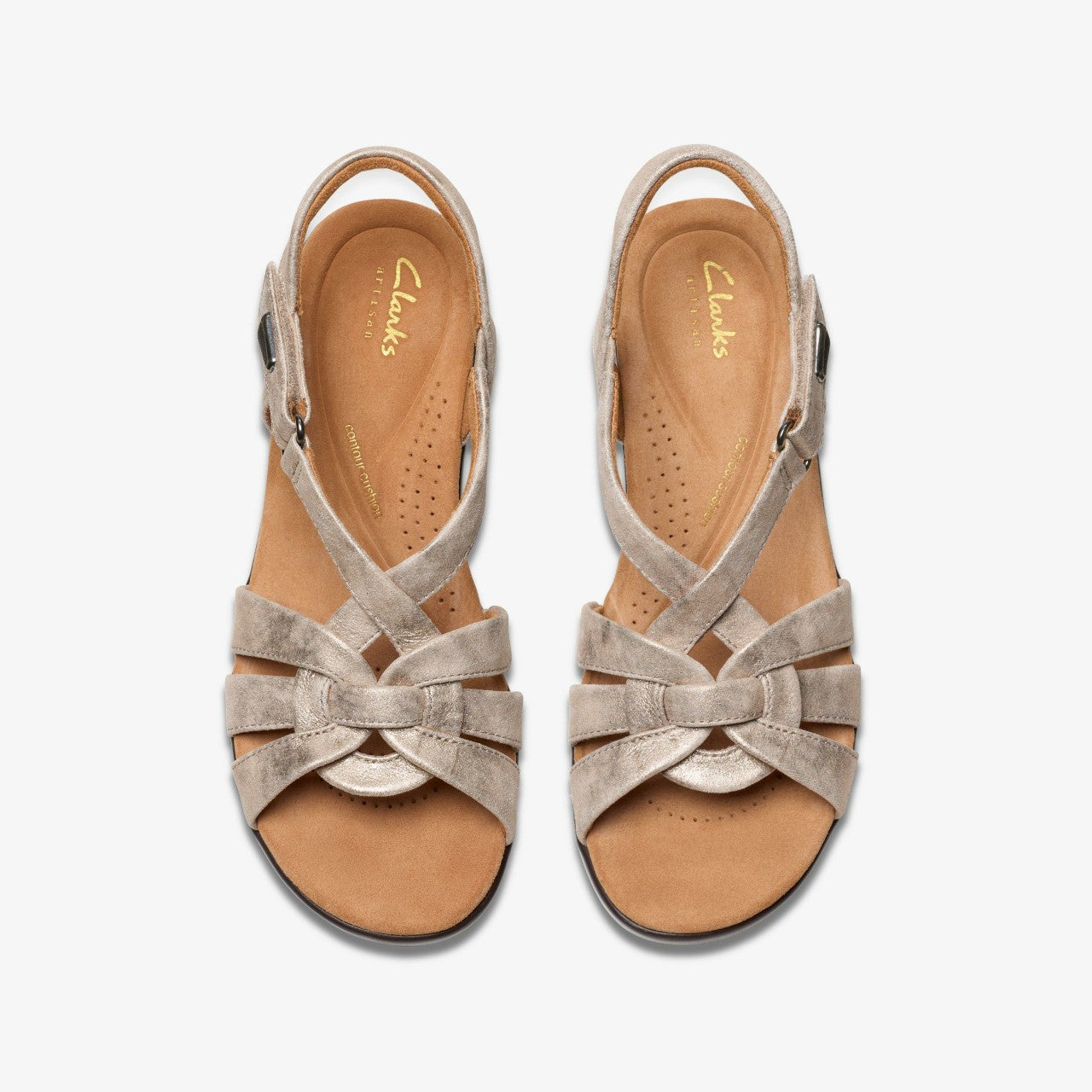 Tuleah Cross Metallic Leather | Clarks