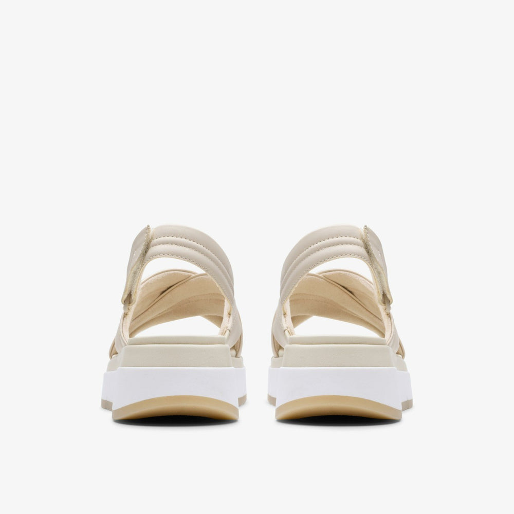Tuscan Cross Cream Leather | Clarks Onsale