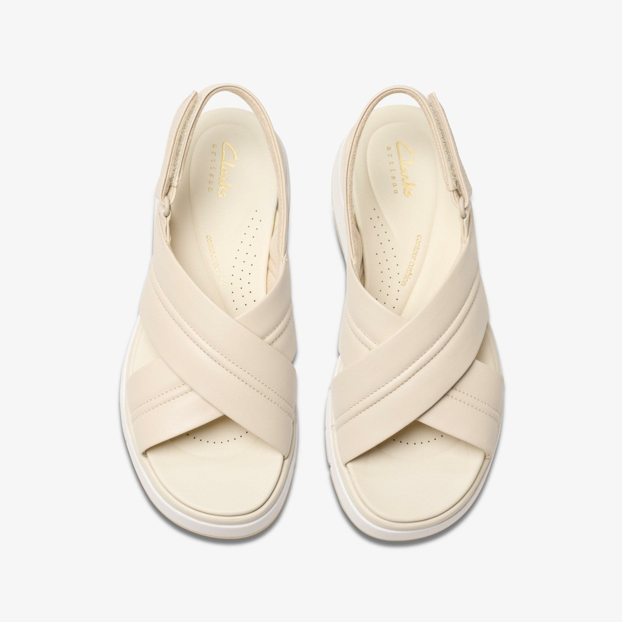Tuscan Cross Cream Leather | Clarks Onsale