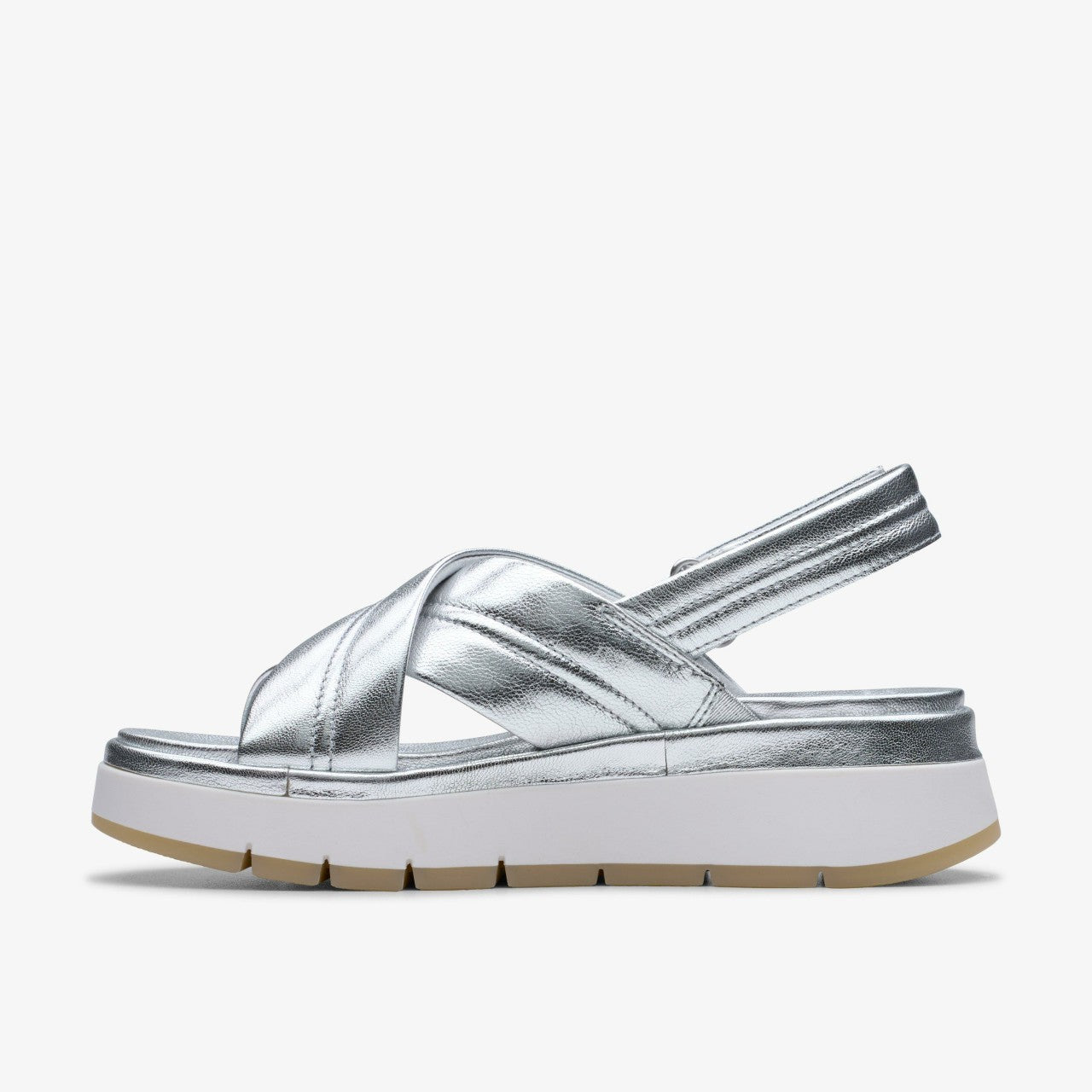 Tuscan Cross Silver Leather | Clarks For Sale