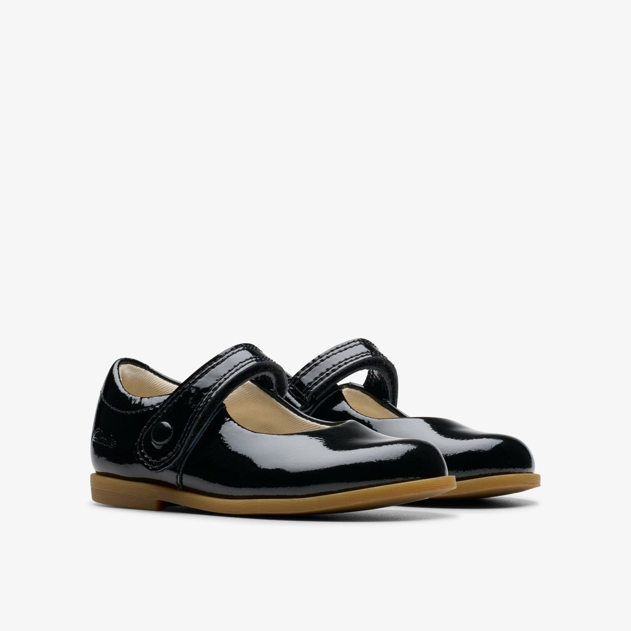 Drew Tap Toddler Black Patent | Clarks Sale