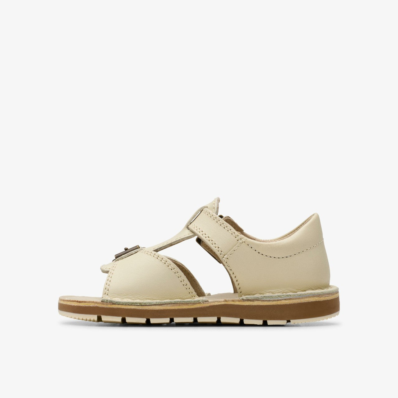Playsun RF Toddler Off White Leather | Clarks Sale