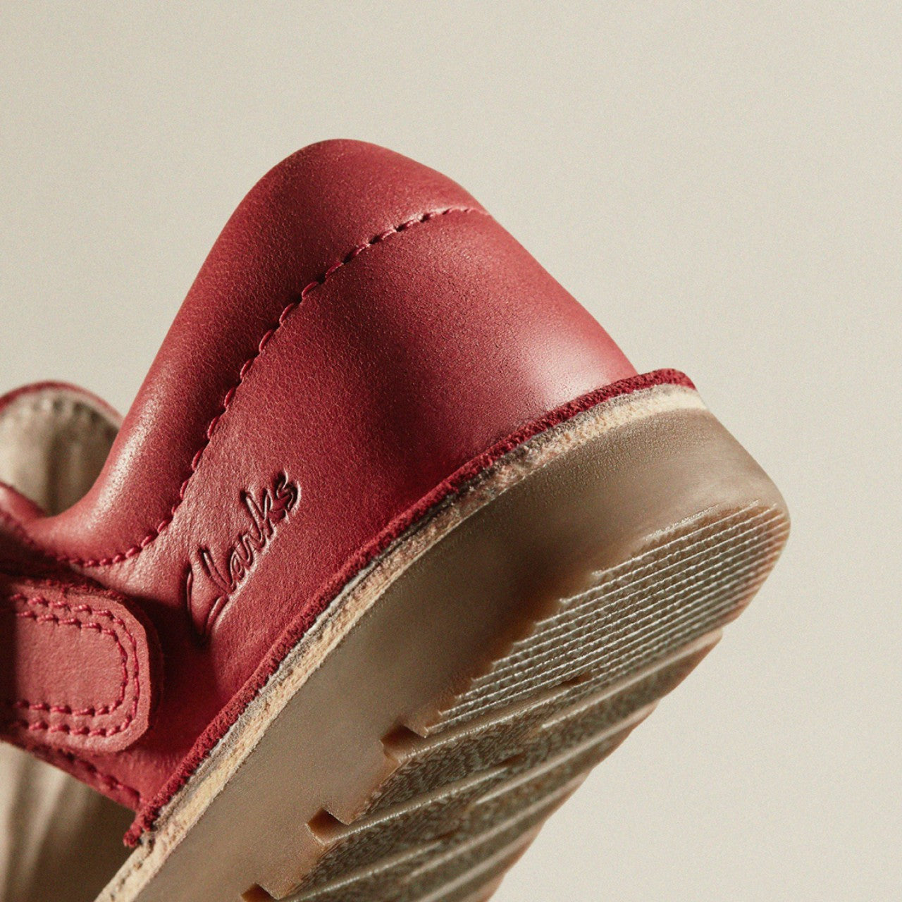 Playsun Toddler Red Leather | Clarks Onsale