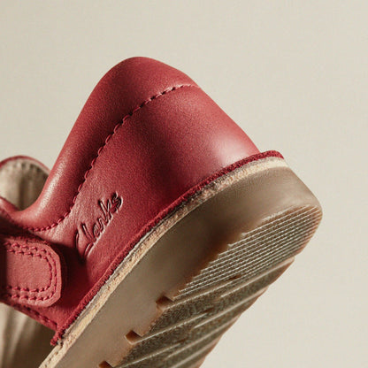 Playsun Toddler Red Leather | Clarks Onsale