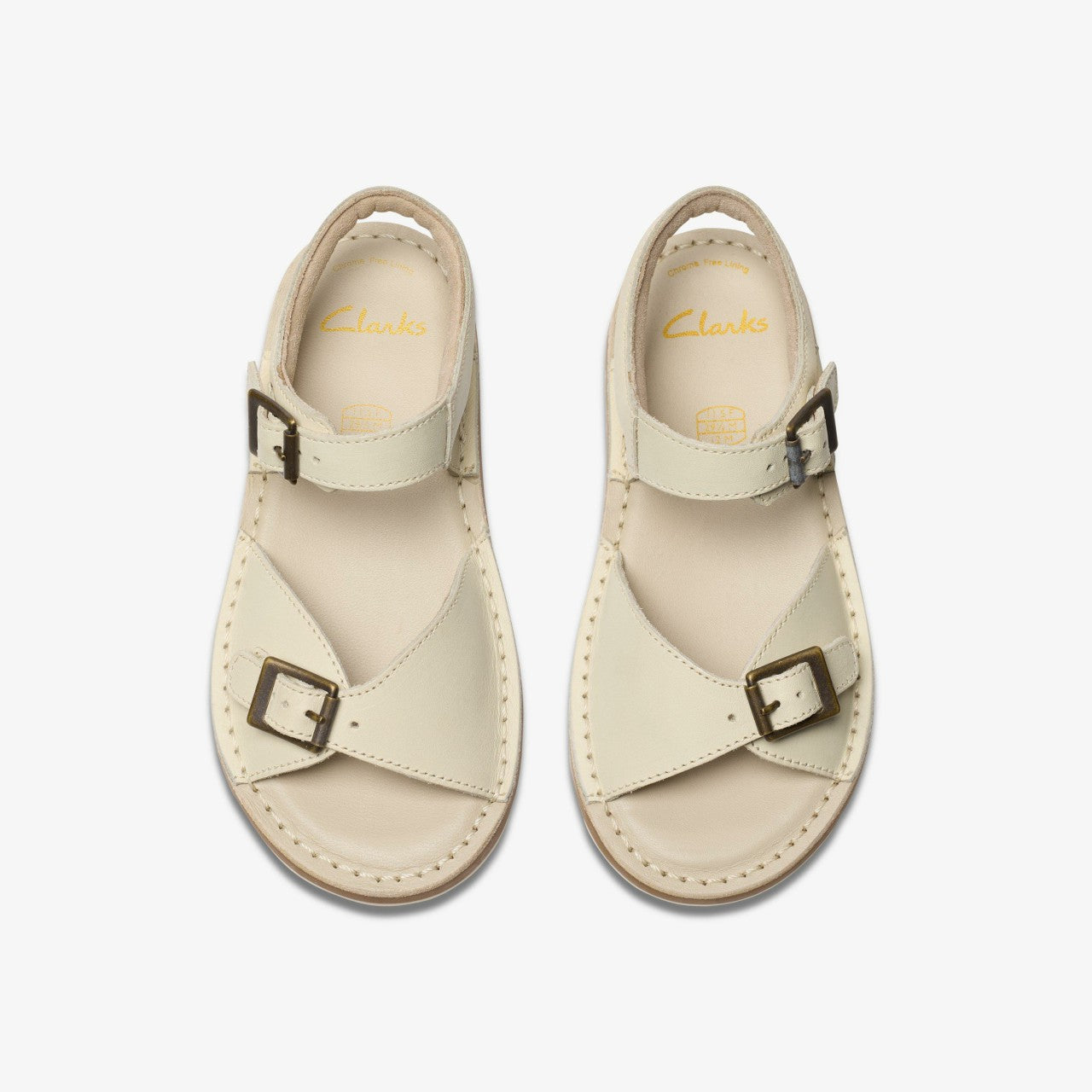 Playsun Kid Off White Leather | Clarks Sale