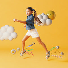 Playsun Kid Off White Leather | Clarks Sale