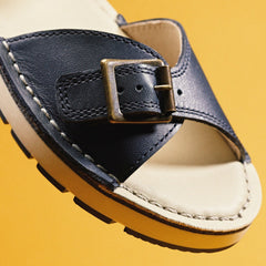 Playsun Kid Navy Leather | Clarks Discount