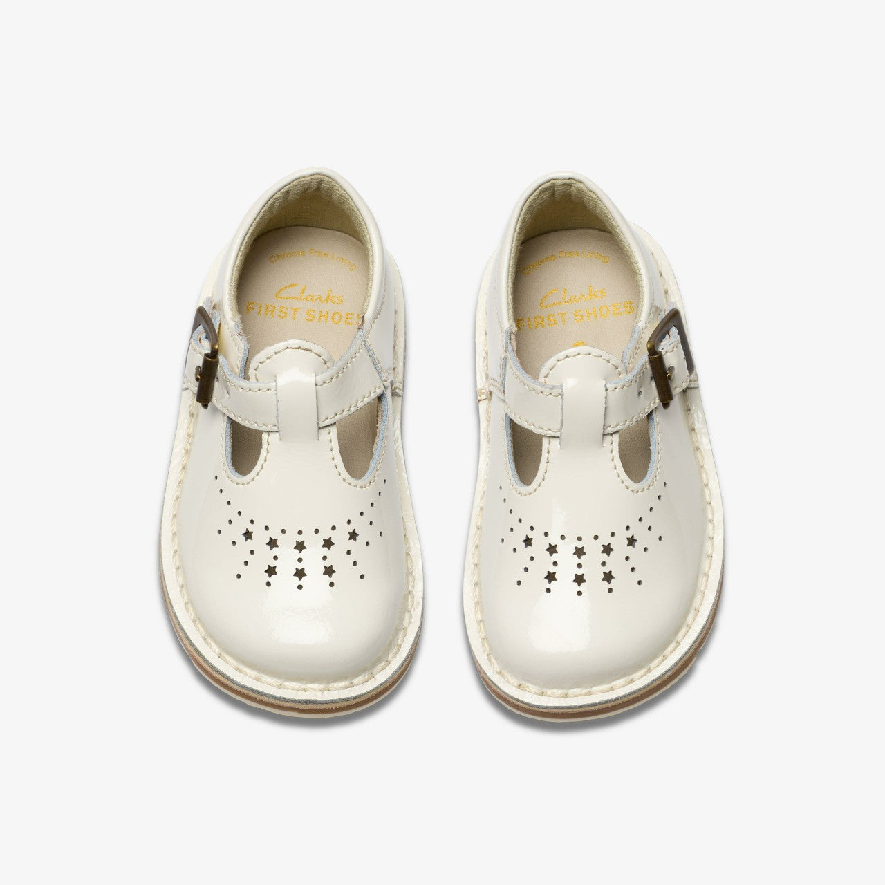 Joyful Skip Toddler White Patent | Clarks US
