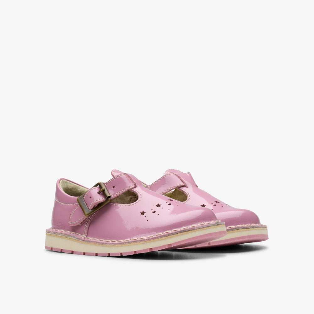 Joyful Skip Toddler Pink Patent | Clarks For Sale