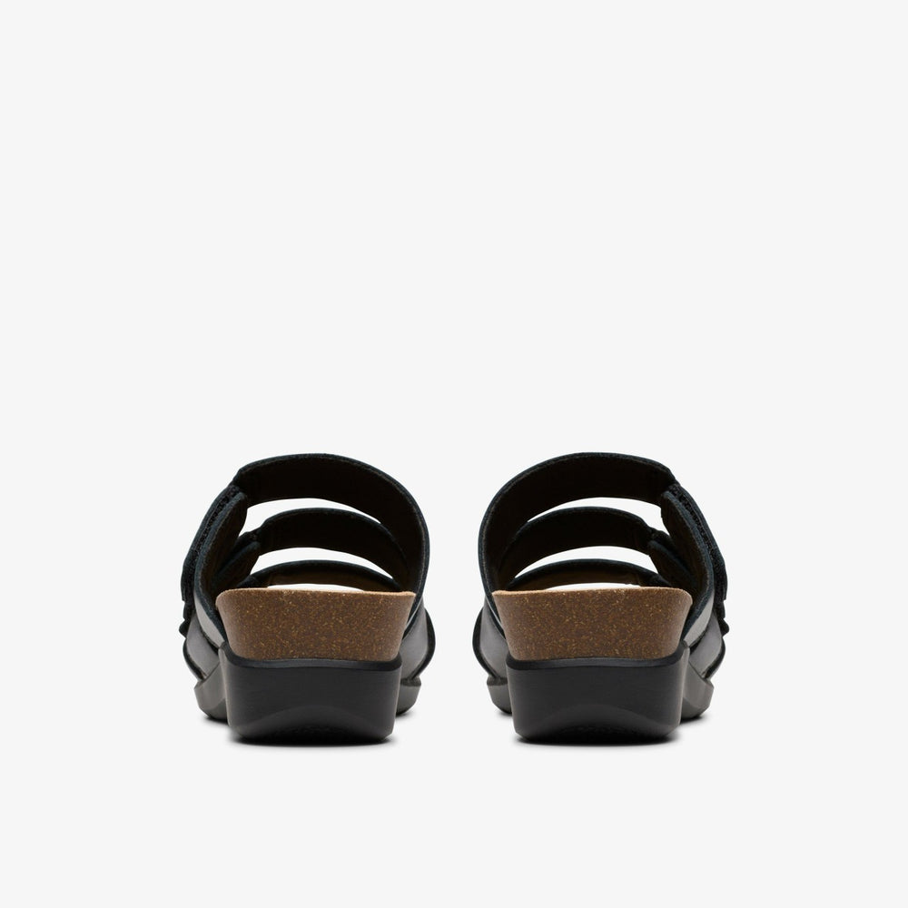 Calenne Lily Black Leather | Clarks