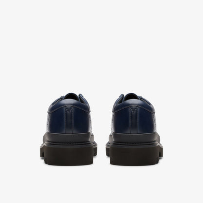Badell Seam Navy Leather | Clarks US