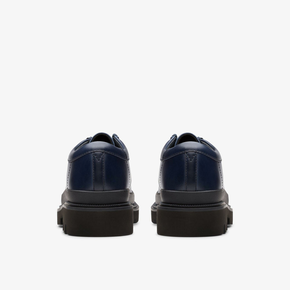 Badell Seam Navy Leather | Clarks US
