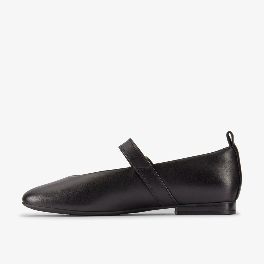 Fawna Bar Black Leather | Clarks Onsale