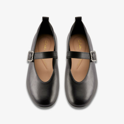 Fawna Bar Black Leather | Clarks Onsale