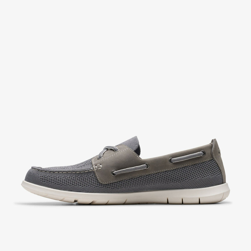 Flexway Tie Grey Combination | Clarks For Sale