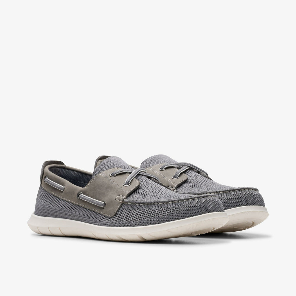Flexway Tie Grey Combination | Clarks For Sale