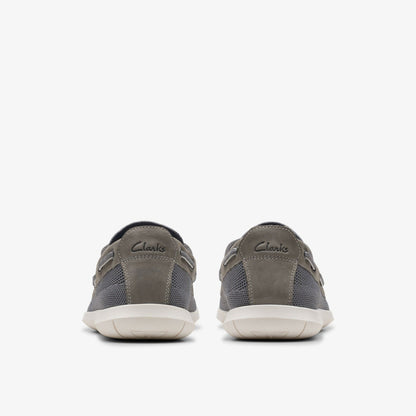 Flexway Tie Grey Combination | Clarks For Sale