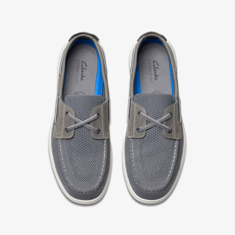 Flexway Tie Grey Combination | Clarks For Sale